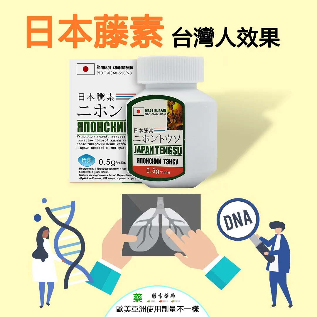 日本藤素台灣使用情況